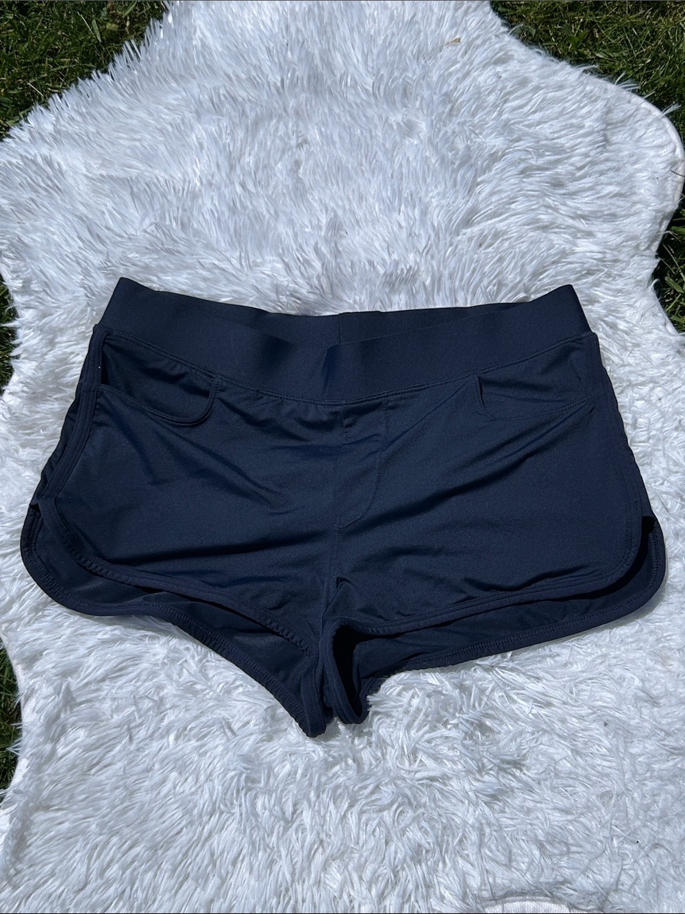 Carve Designs Lorenzo Navy Blue Short Swim Bottom Womens Size Small